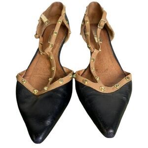 #307 HALOGEN Stud Strap Flats